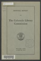 Biennial report of the Colorado Library Commission. 1930-32