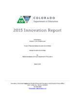 Innovation report. 2015