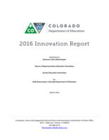 Innovation report. 2016
