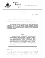 State Capitol Building Advisory Committee FY 2007/08 activities