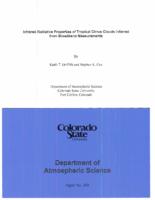 Infrared radiative properties of tropical cirrus clouds inferred from broadband measurements