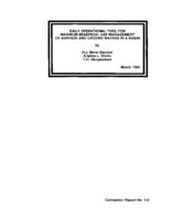 Daily operational tool for maximum beneficial use management of surface and ground waters in a basin