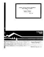 Economic factors affecting residential water demand in Colorado