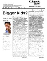Bigger kids?