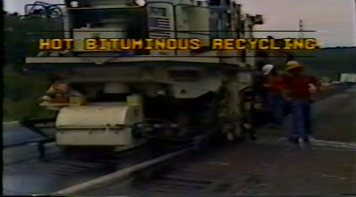 Hot bituminous recycling