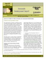 Quick fact sheet on the economics of Colorado fourteeners