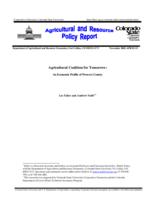Agricultural coalition for tomorrow : an economic profile of Prowers County