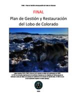 Plan de gestión y restauración del lobo de Colorado