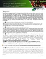 The top ten myths about the Colorado growth model & state accountability