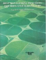 Best management practices for irrigated agriculture : a guide for Colorado producers
