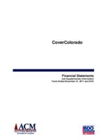 CoverColorado financial statements and supplementary information, years ended December 31, 2011 and 2010