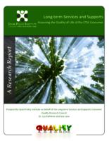 Long-term services and supports : assessing the quality of life of the LTSS consumer : a research report