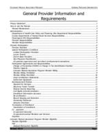Colorado Medical Assistance Program general provider information and requirements
