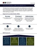The Accountable Care Collaborative