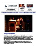 Colorado Opportunity Scholarship Initiative program update, fall/winter 2014
