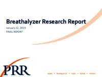 Breathalyzer research report : final report