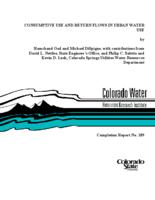 Consumptive use and return flows in urban lawn water use