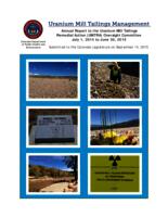 Uranium mill tailings management annual report for the period July 1, 2014 to June 30, 2015