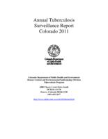 Annual tuberculosis surveillance report, Colorado. 2011