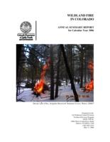 Wildland fire in Colorado : annual summary report. 2006