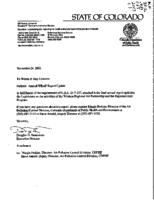 Regional haze annual report. 2003