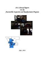 Annual report on the Automobile Inspection and Readjustment program. 2011