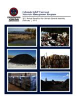 Colorado Solid Waste and Materials Management Program 2013 annual report to the Colorado General Assembly