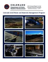 Colorado Solid Waste and Materials Management Program 2014 annual report to the Colorado General Assembly