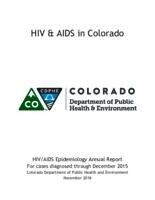 HIV & AIDS in Colorado. 2015