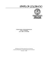 Nurse Home Visitor Program annual report. 2005/2006
