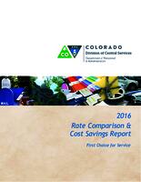 2016 rate comparison & cost savings report