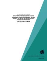 Colorado State University, Department of Intercollegiate Athletics : independent accountants' report on applying National Collegiate Athletic Association agreed-upon procedures, for the year ended June 30, 2024