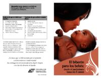 El biberón para los bebés, desde el nacimiento hasta los 6 meses