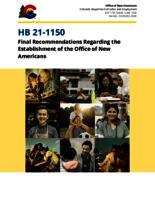 HB 21-1150 final recommendations regarding the establishment of the Office of New Americans