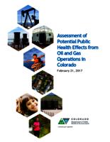Assessment of potential public health effects from oil and gas operations in Colorado