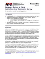 Language spoken at home in the American Community Survey / by Adam Bickford