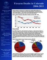 Firearm deaths in Colorado 2004-2011