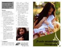 ¡Puede amamantar! : Obtenga ayuda