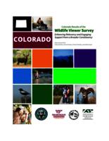 Colorado results of the wildlife viewer survey : enhancing relevancy and engaging support from a broader constituency