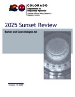 2025 sunset review: Barber and Cosmetologist Act