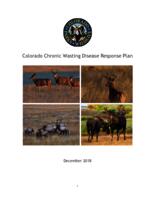 Colorado chronic wasting disease response plan