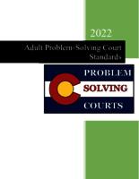 Adult problem-solving court standards