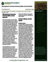 Management-intensive grazing (MiG) and soil health