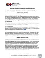Vesicular stomatitis guidelines for shows and fairs
