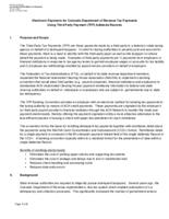 Electronic payments for Colorado Department of Revenue Tax payments using third party payment (TPP) addenda records