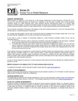 Excise tax on retail marijuana