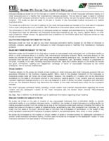 Excise tax on retail marijuana