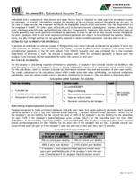 Estimated income tax