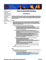 Internet and social media solicitations wise giving tips