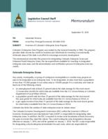Colorado's Enterprise Zone Program